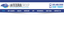 Tablet Screenshot of integrainsurance.com